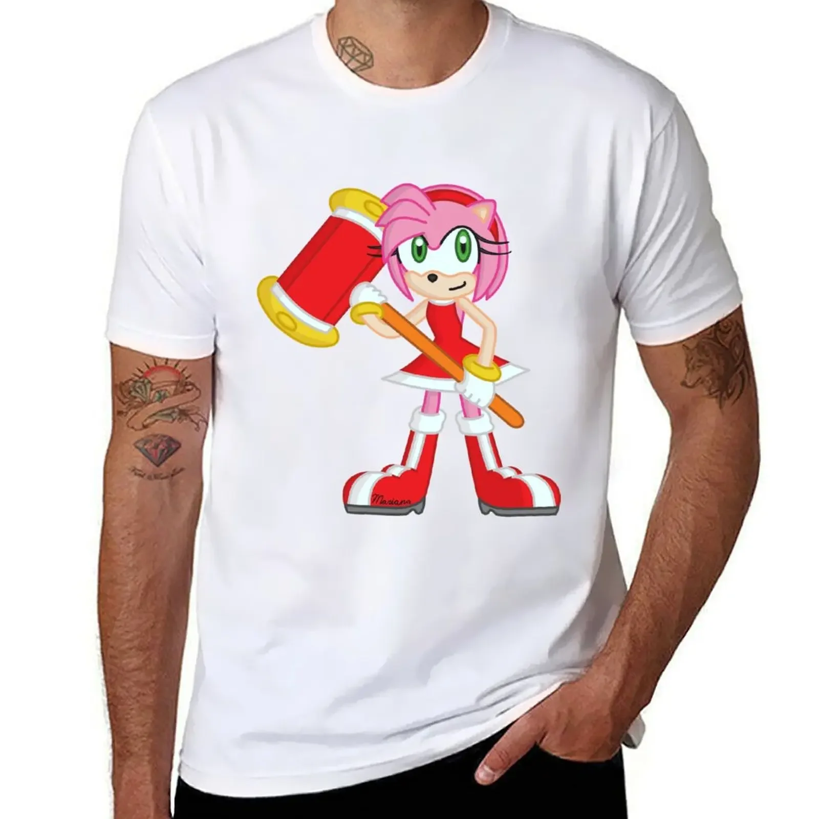 Amy Rose T-shirt blanks tees workout shirts for men