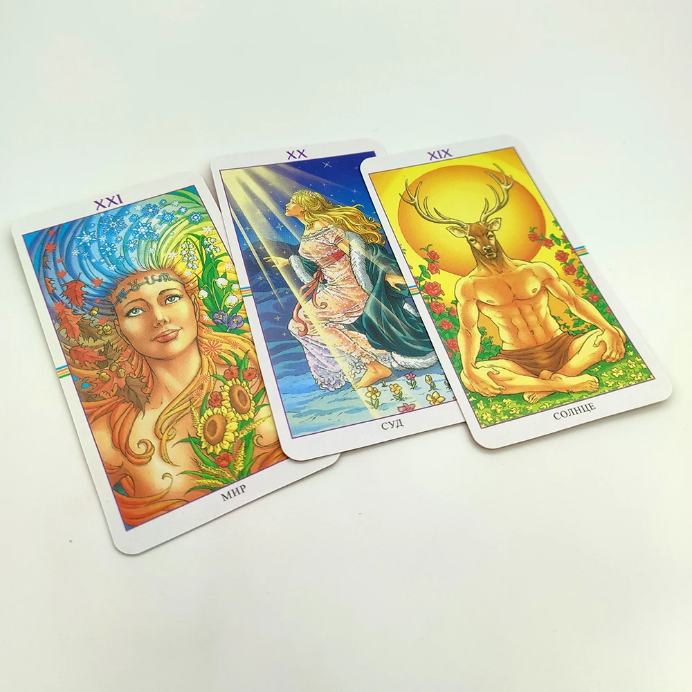 Карты Таро Колесо﻿ Года Tarot Wheel of the Year Oracle 78 Cards in Russian arot Cards For Beginners