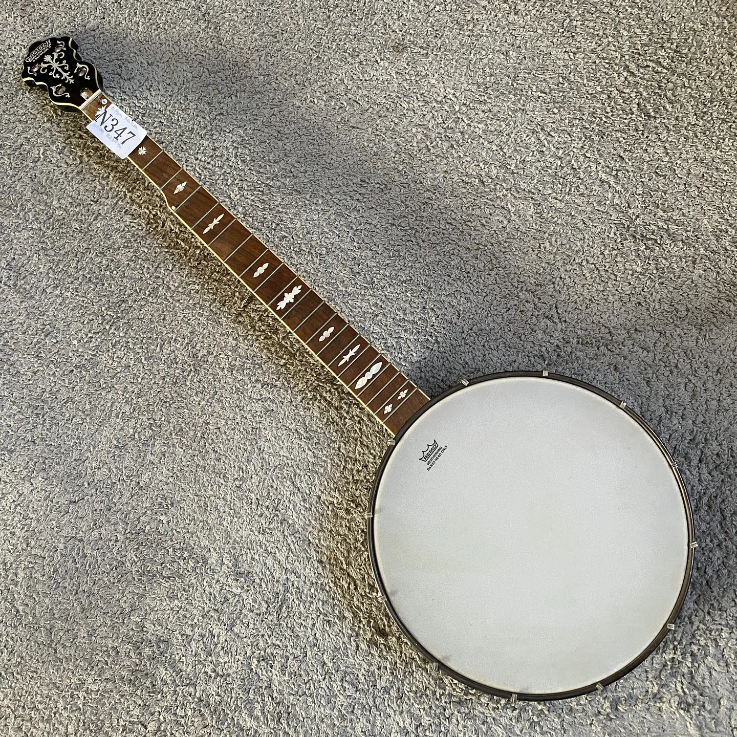 N347 Korean-made Gretsch Broadkaster Supreme 5-String Banjo Unfinished Stock
