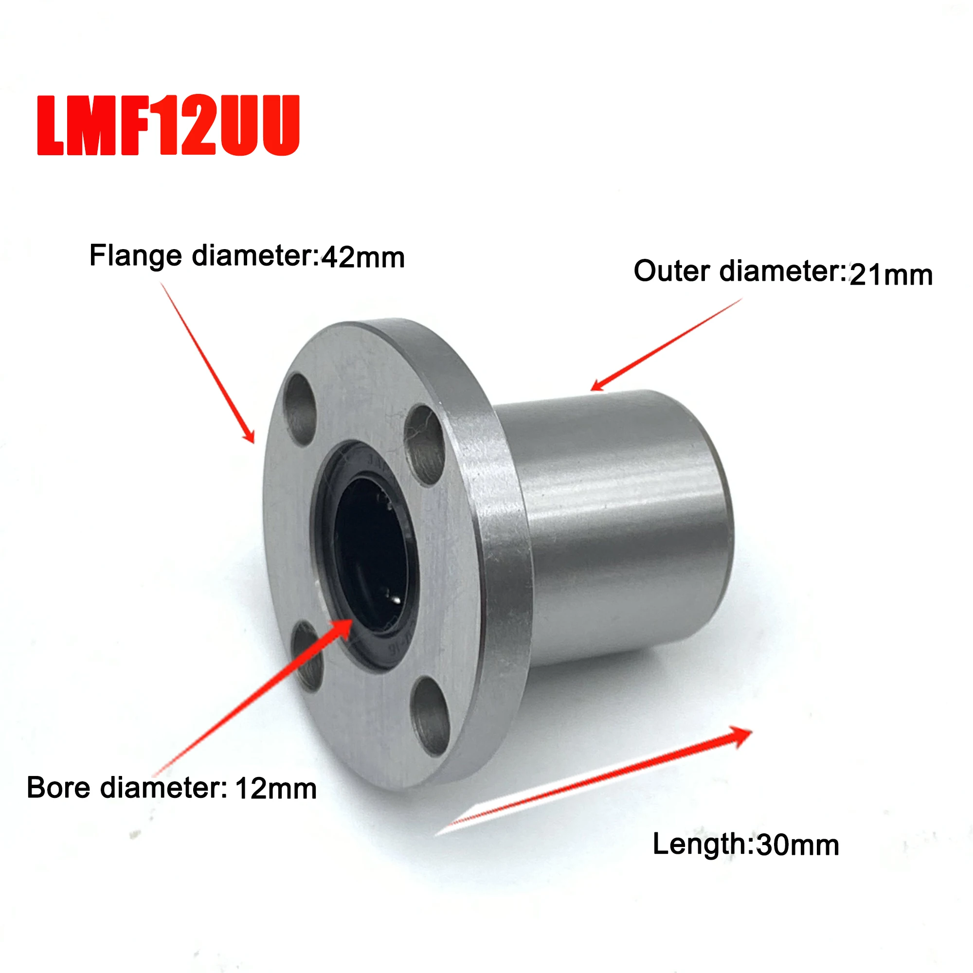 

Original THK LMF12UU LMF12 LMF12 UU Linear Bushing Bearings Shaft for CNC 3D Printer LM Guides