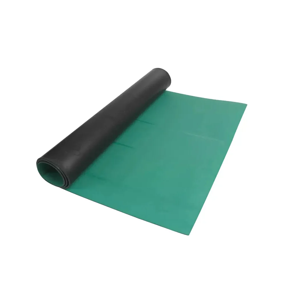 Thick 2/3/5mm Anti-static ESD Safe Desk Mat Repair Pad Non-slip factory High Temperature Resistant Soldering Repair Rubber Pad