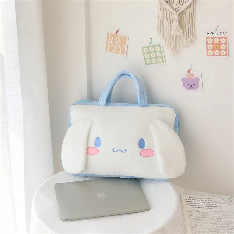 Sanrio Nette Laptop Tasche Kuromi My Melody Japanischen Stil Anime Reise Laptop Fall Cinnamoroll Plüsch Tasche Für Mädchen Geburtstag Geschenke