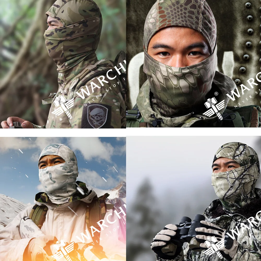 Vcorde bagDulCamSolomon-Cagoule intégrale, masque de chasse, airsoft, cyclisme, sports, casque, doublure, casquette, hiver, plus chaud, cou, tête