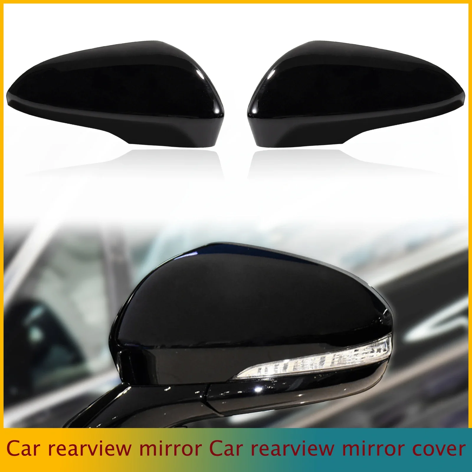 Tapa de la cubierta del espejo retrovisor de la puerta compatible con accesorios Ford Fusion 2013 2014 2015 2016 2017 2018