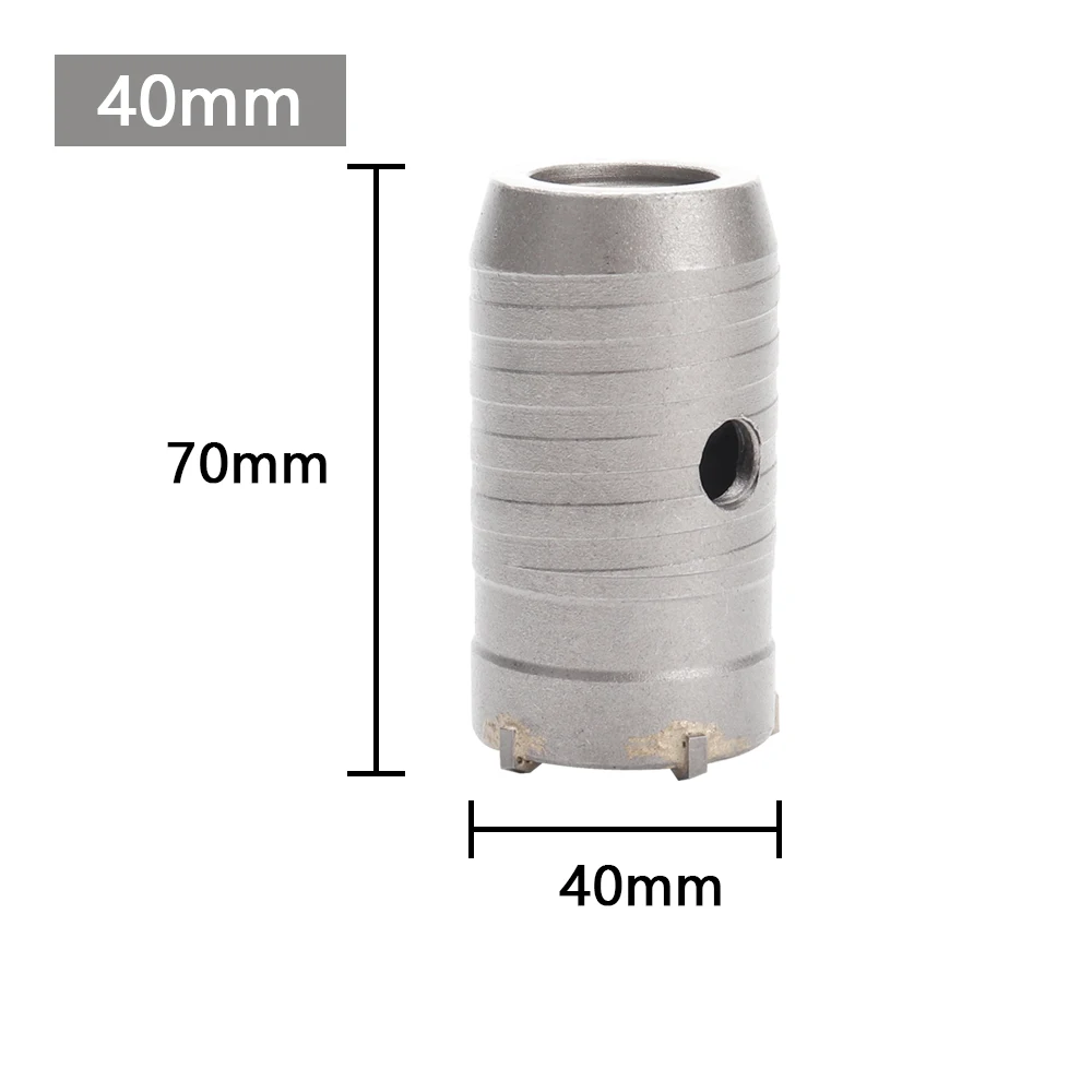 1Pc 30-150mm Boren kroon voor Betonnen Muur Gatenzaag SDS PLUS Hamerboor set met Ronde As Cement Steen Cutter Tool