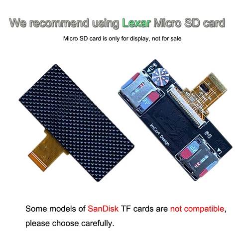 Imagen 2 del producto Adaptador de tarjeta iFlash Dual Micro SD TF para iPod Classic Video SSD reemplazo MK8022GAA HS12YHA HS081HA MK1634GAL MK1231GAL HDD IPC