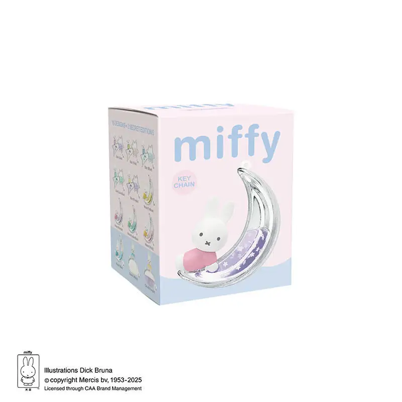 Portachiavi Miffy Blind Box, Ciondolo Acrilico Kawaii Carino e Creativo, Decorazione per Borse
