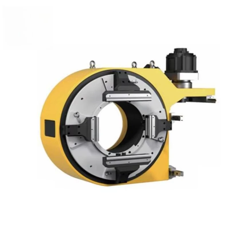 Numerical control  tube cutting machine fixture round/square tube automatic chuck rotation 165 230 650 550