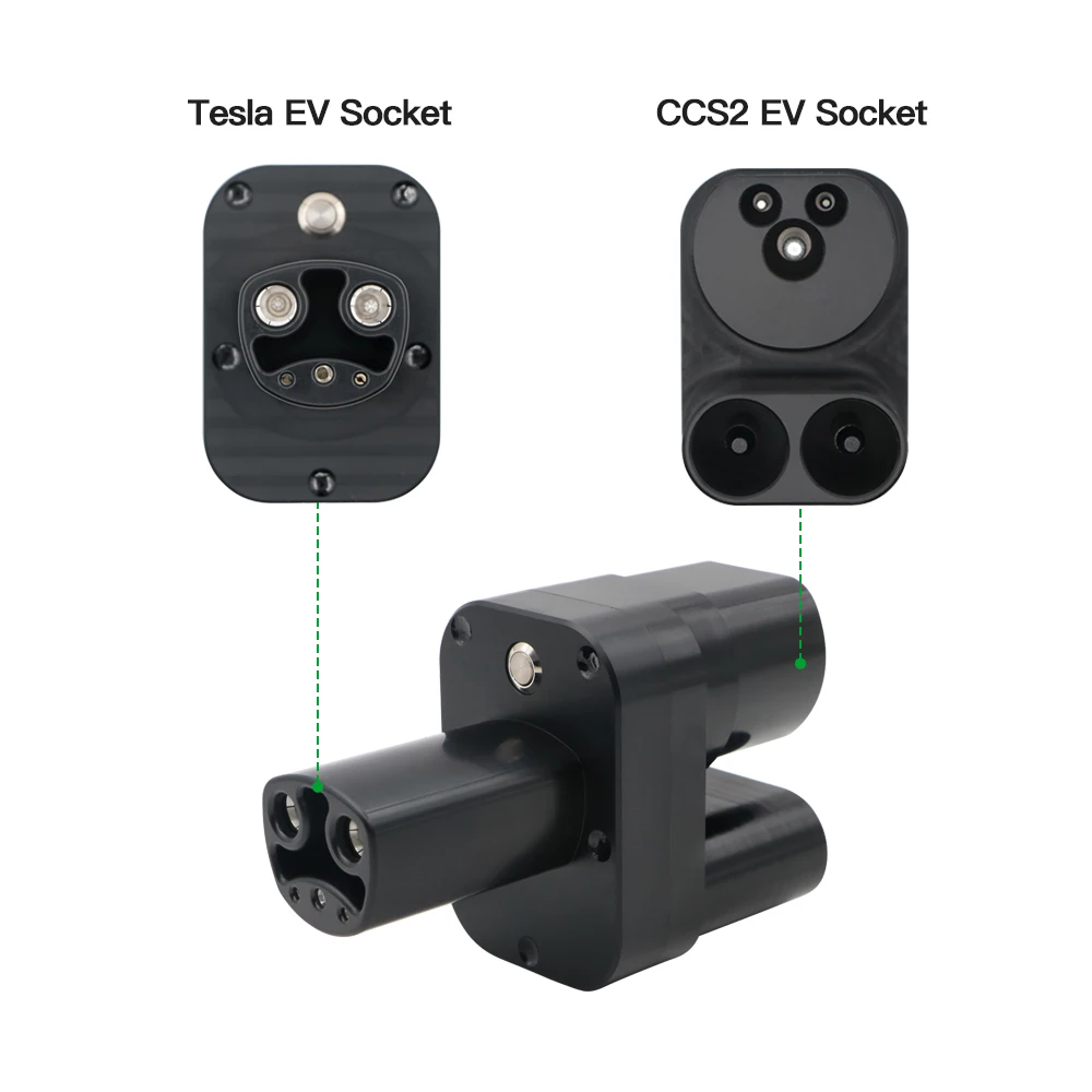 Adattatore da Isigma CCS2 a Telsa Fit NACS connettore per caricabatterie EV per auto per veicoli elettrici CCS2 per adattatore Tesla CCS2 Fit Tesla