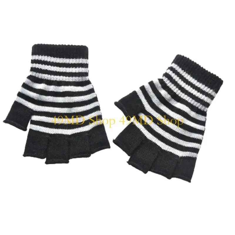 49MD Remaja Musim Dingin Setengah -Finger Color Cocok