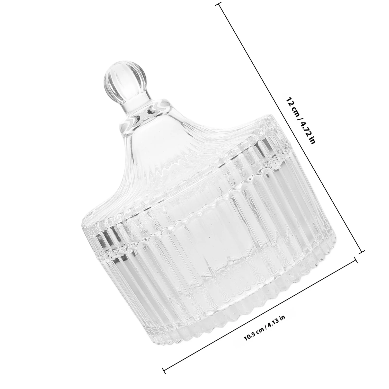 حامل زجاجي عتيق، شموع شفافة شفافة، وعاء زخرفي، تصميم متعدد الوظائف، ديكور منزلي أنيق، صغير