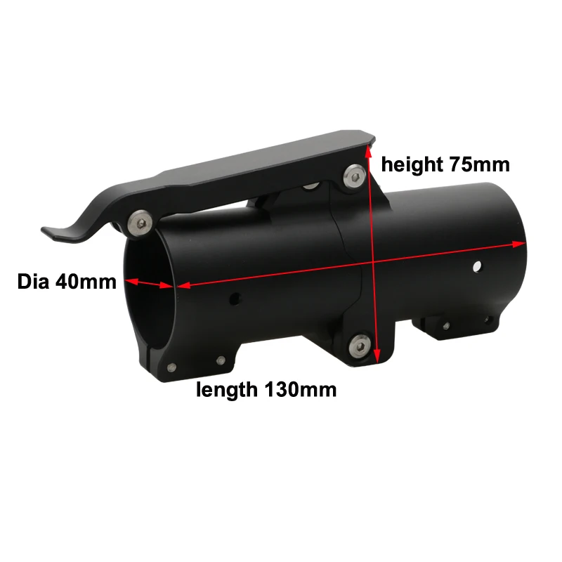 4PCS 40mm 50mm Aluminum Alloy Folding Arm Quick Release Foldable Lock Connector for Agricultural Plant Protection Drone