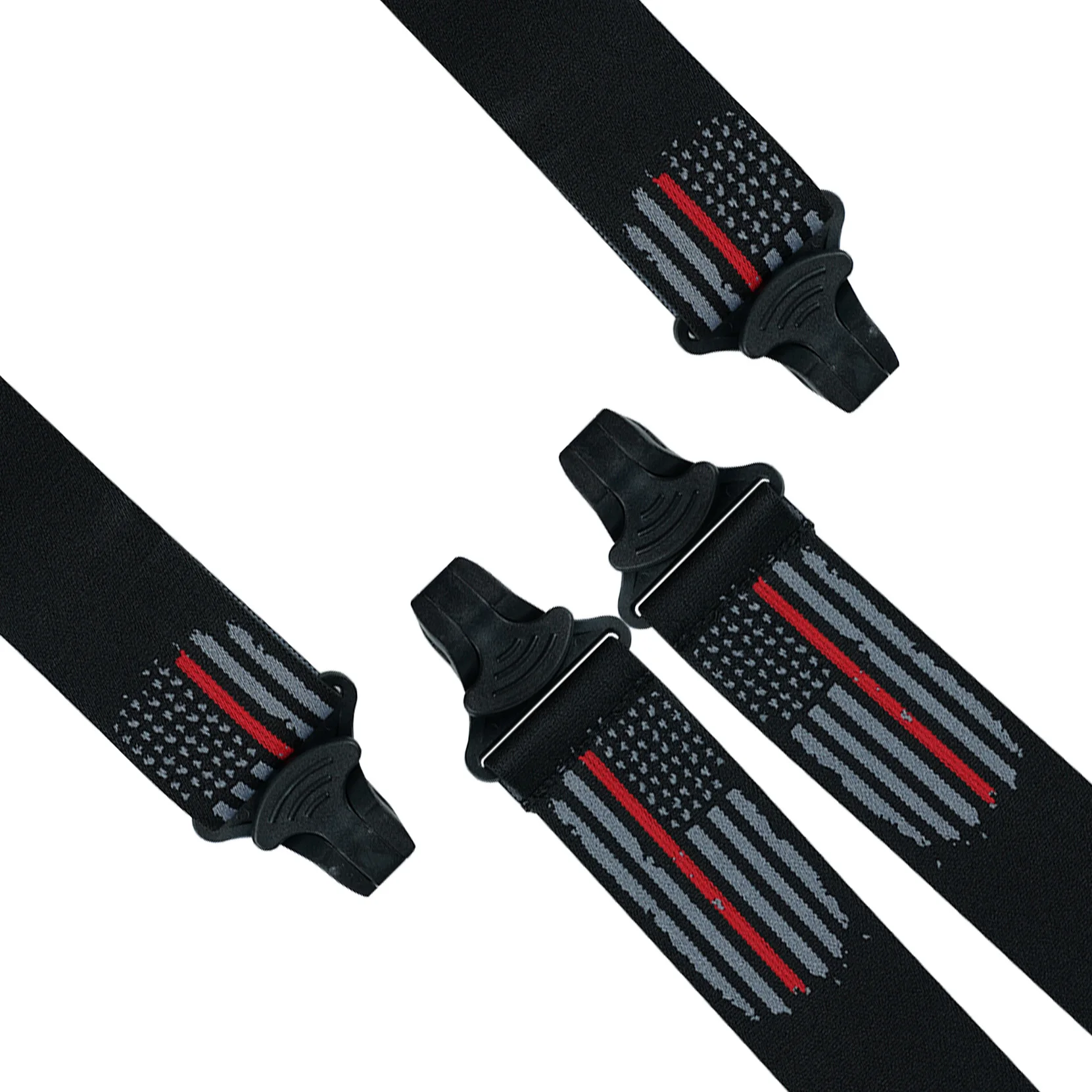 MELOTOUGH-Suspensórios amigáveis para o aeroporto, totalmente elásticos, suspensórios com remendo de couro, 1,5 ", sem clipe plástico Buzz