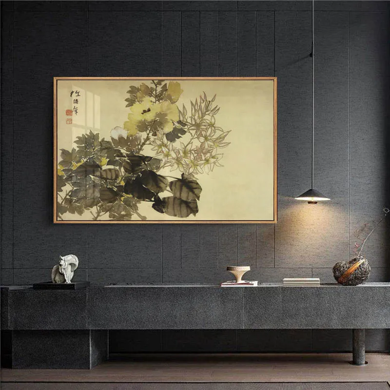 Flowers Birds Poster and Print Chinese Style Canvas Paintings Landscape Cuadros Wall Art Pictures for Home Decoration