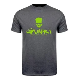 2024 Gunki Men T Shirt Summer Casual Short Sleeve T-shirts Mans Cool Tops Gunki Tshirt