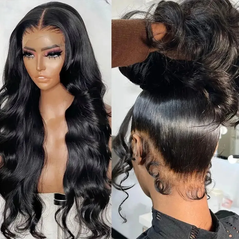 

32 Inch Body Wave HD Lace Front Wig Transparent 13x4 13x6 Human Hair Lace Frontal Wigs Pre Plucked 4x4 Lace Wig For Black Women