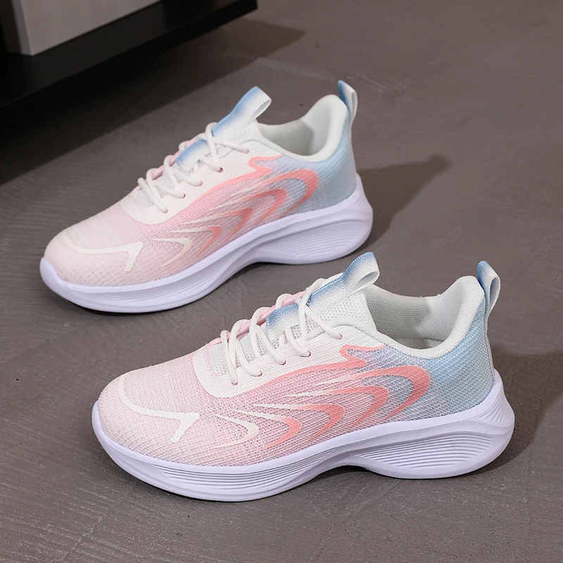 

Trend Women Outdoor Road Free Running Shoes Pink Girls Fitness Walking Trainers Breathable Lady Athletic Runner Jogging Shoes