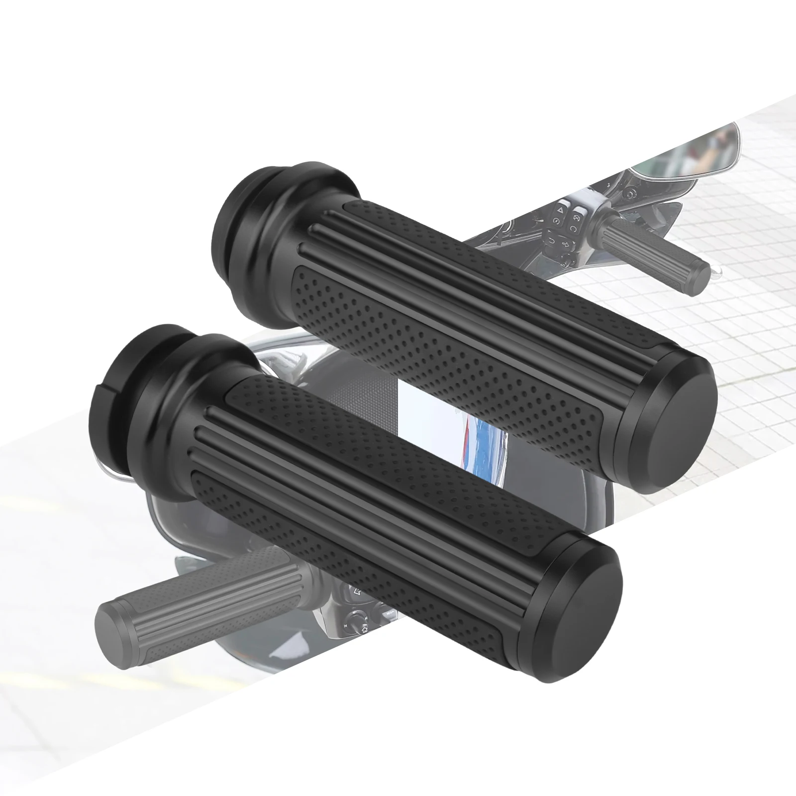 Motorrad elektronische Griff griffe 1''25mm Lenker für Harley Touring Road King Street Glide Fxdls Softtail Fxbrs Flhc