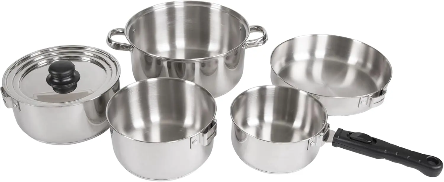 Stainless Steel Cook Set,7-piece Cook Set (pack of 1 Ea)