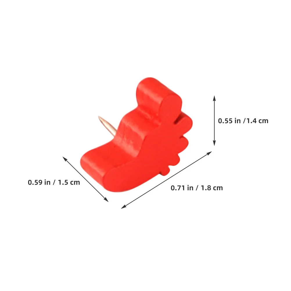 30 pièces punaises en forme de pied mignon décor de bureau panneau de liège punaises punaises murales Bulletin Photo affichage meubles punaises