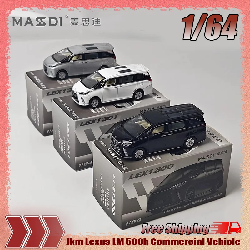 

Новинка в наличии Masdi 1:64 Lexus Lm 500h Mpv Series, имитация сплава, литая под давлением модель, индивидуальная коллекция игрушек, подарочный орнамент