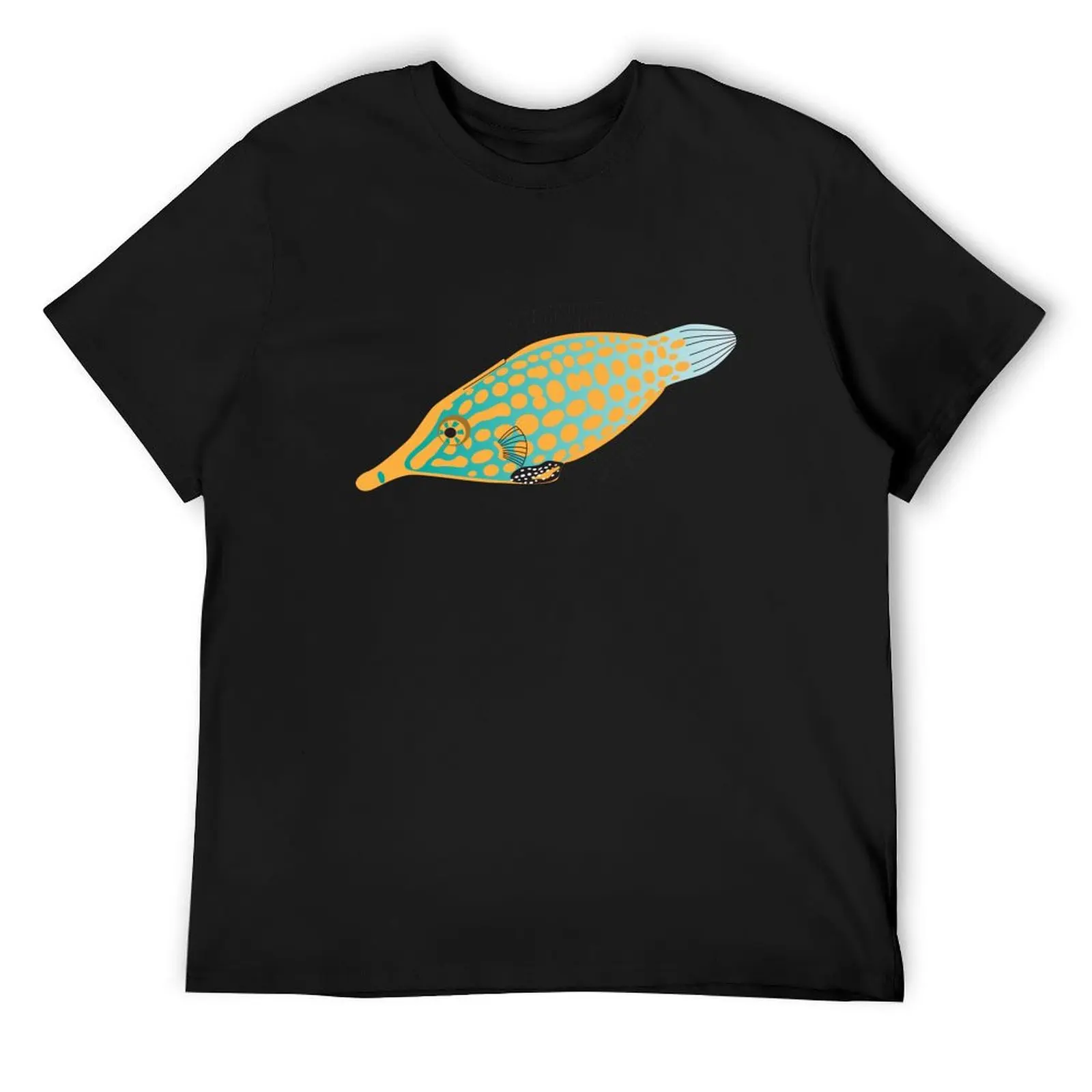 Футболка Longnose Filefish, футболки с рисунком рэпера, одежда в стиле аниме, одежда больших размеров, уличная одежда, мужские забавные футболки