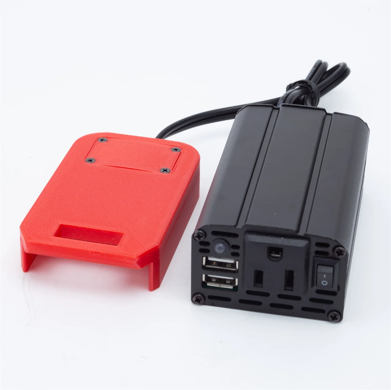Imagem -03 - Inversor da Bateria do Poder para o Artesão 110v Lítio 20v com Interruptor e Transformador do Usb Ferramenta de Poder Nenhuma Bateria