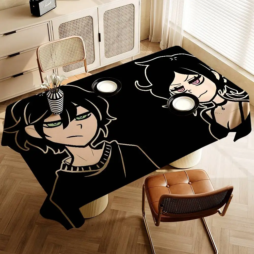 The Coffin Of Andy And Leyley Home Tablecloths Dining Decoration And Rectangular Table Accessories Waterproof Cloth Anti-stain