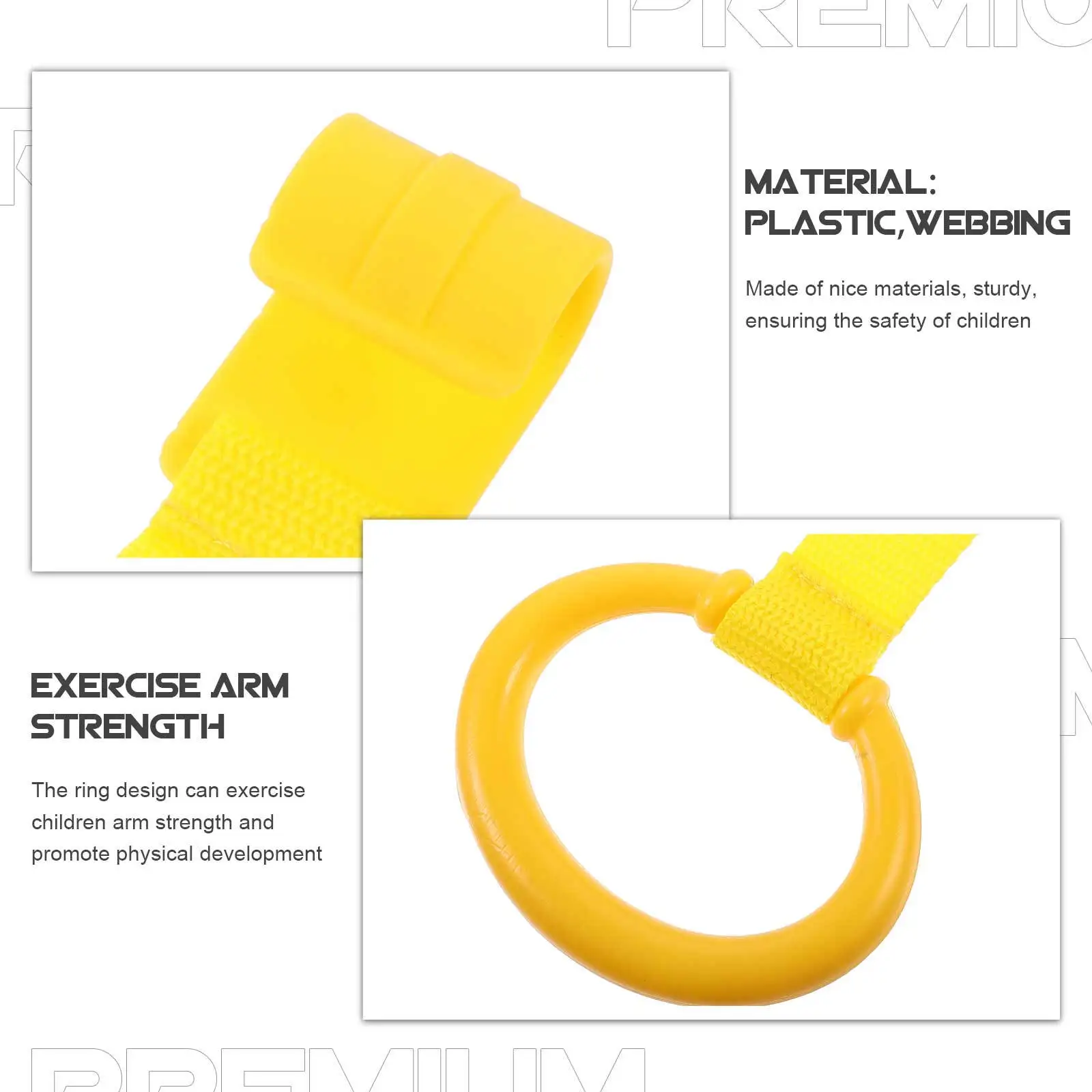 แหวนดึงแขวนเปลเด็ก 2 ชิ้น แหวนดึงสำหรับเด็กหัดเดิน ช่วยฝึกการเดินอย่างปลอดภัย จับถนัดมือ ส่งเสริมการพัฒนาการ