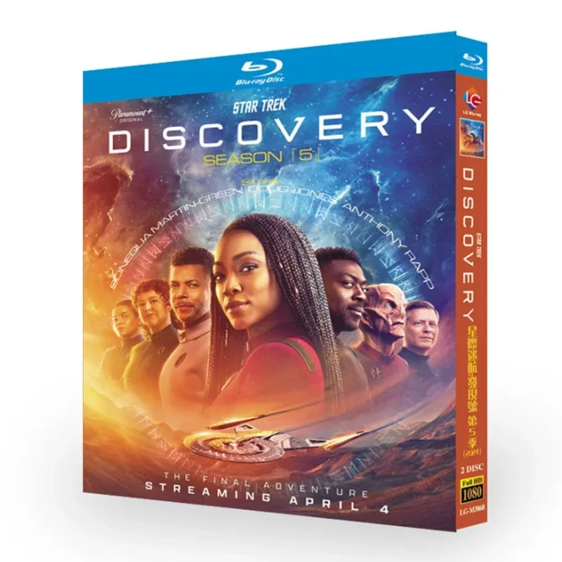 Image of HD TV-Serie Star Trek: Discovery Staffel 5 (2024), Blu-ray Disc Englische Sprachversion BD DVD