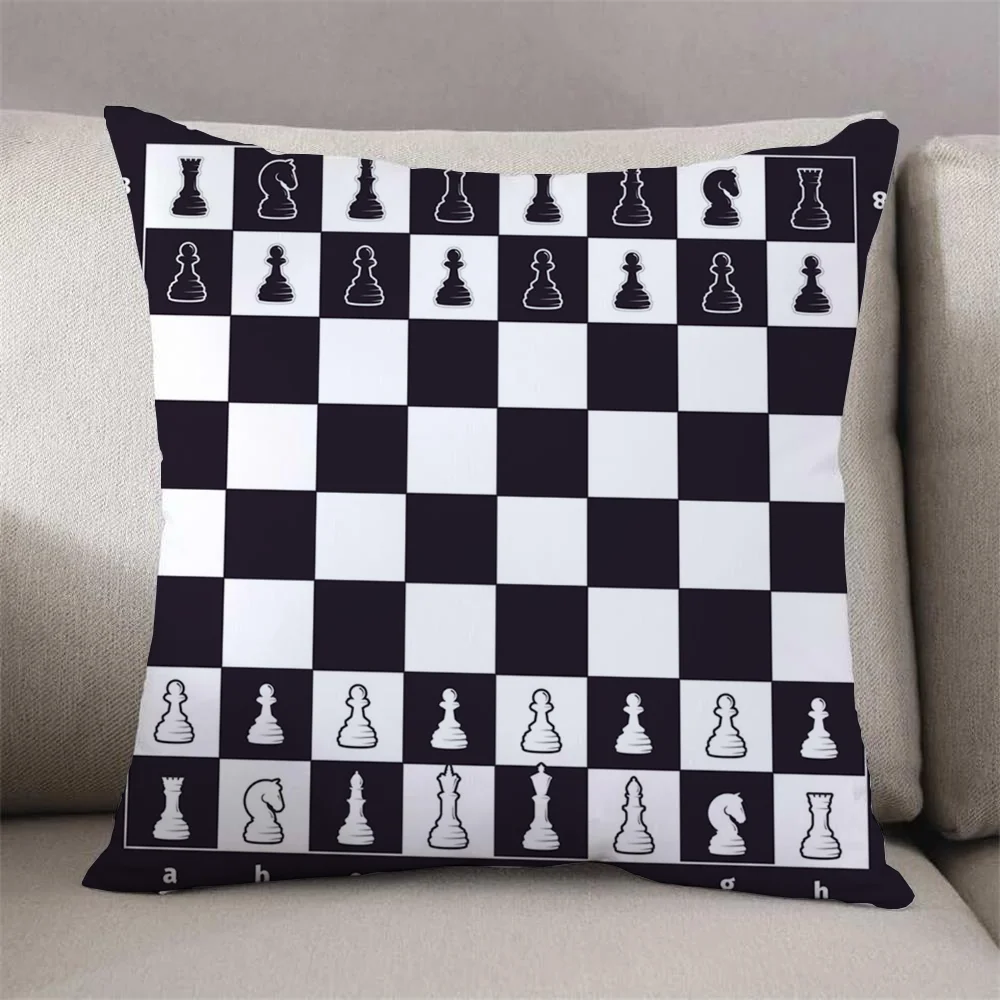 Bed Pillowcases for Pillows Cover Chess Board Throw Pillow Covers Decorative Cushion Cover Set Decoration Bedroom Hyunjin Home