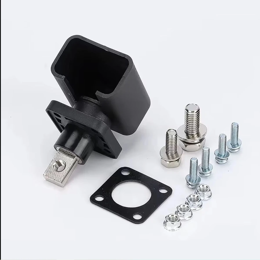 High Current Li-ion Through-the-Wall Lifepo4 Energy Storage Terminal Connector Block Inverter Connector 200A Square Battery Term