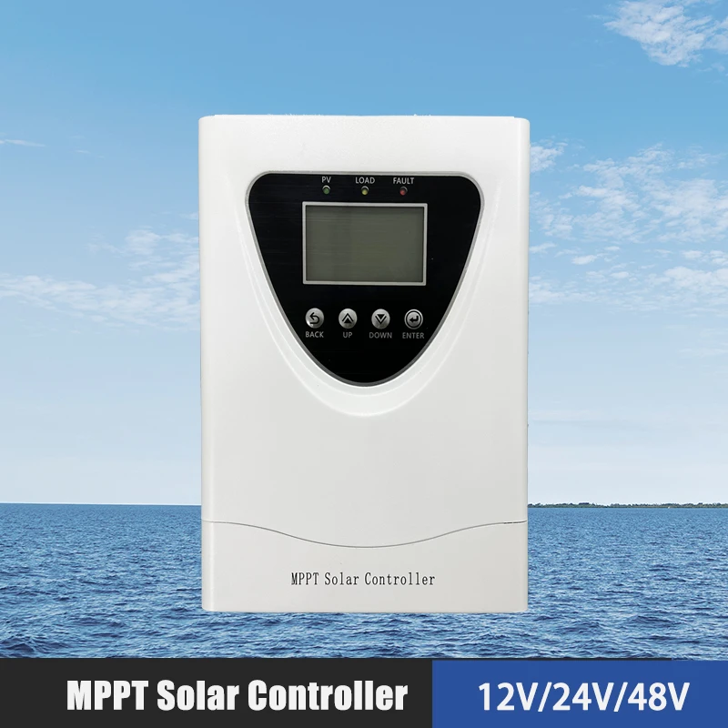 MPPT Solar Controller 30A 40A 50A LCD  12V 24V 48V Fully Automatic Identification Of General Photovoltaic Charging