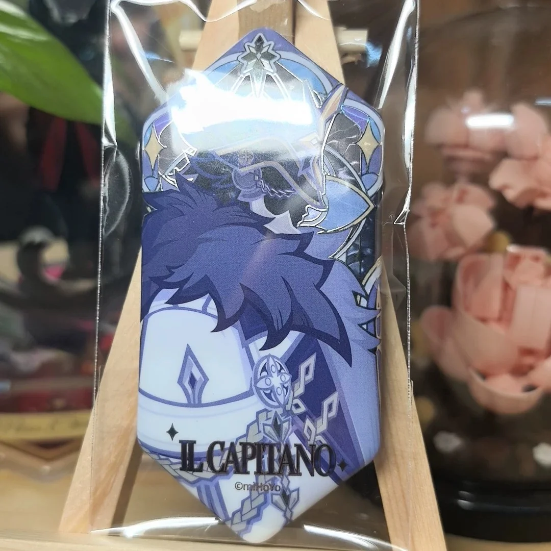 

2025 New Arrival In Stock Genshin Impact Fatui Frost Flame Series Capitano Badge