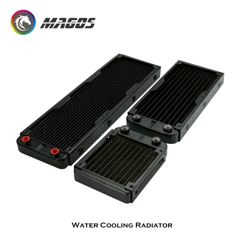 G1/4'' Aluminum Radiator For PC Water Cooling Computer Case GPU CPU RAM Cooler Fan Heatsink 60/80/90/120/240/360mm Black/White