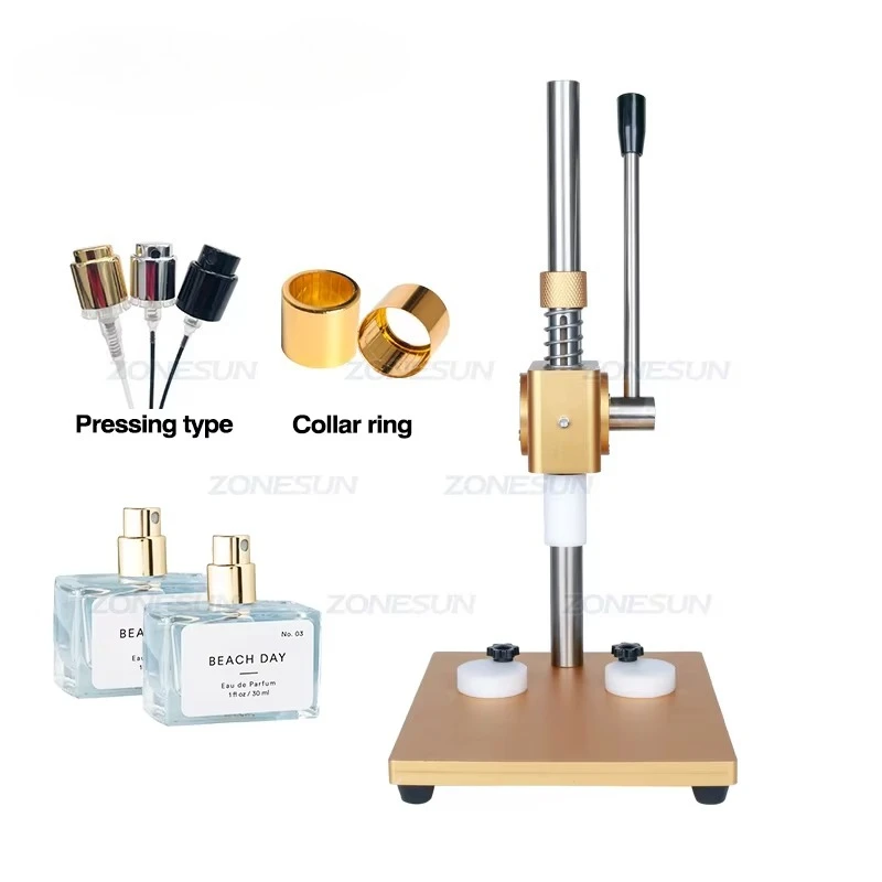 ZS-YG30 Perfume Glass Bottle Capping Machine Perfume Crimping Machine Perfume Collar Ring Pressing Machine