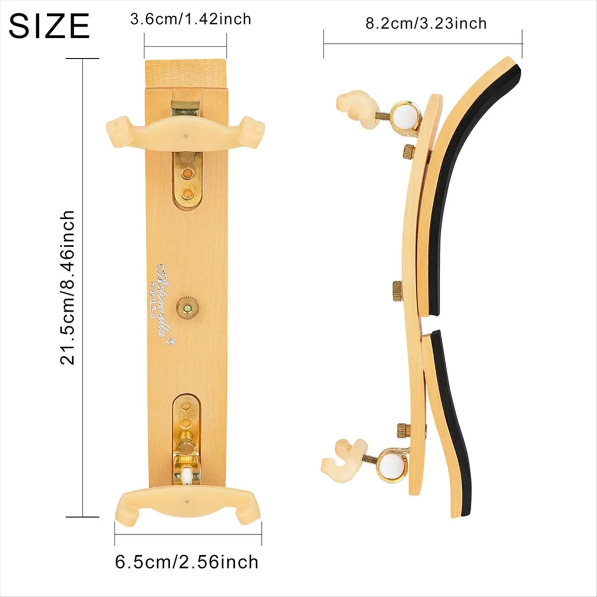 Astonvilla Violin Shoulder Rest 4/4 3/4 Violin Shoulder Pad Professional Violin Parts Accessories