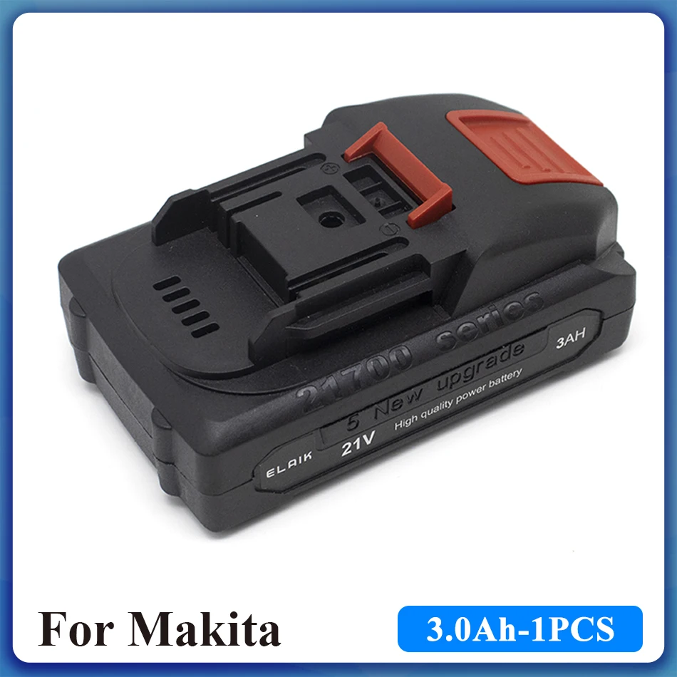 21V 21700 Makita battery, 3.0Ah, Suitable for electric tools such as Makita drills, chain saws, and grinders.charger