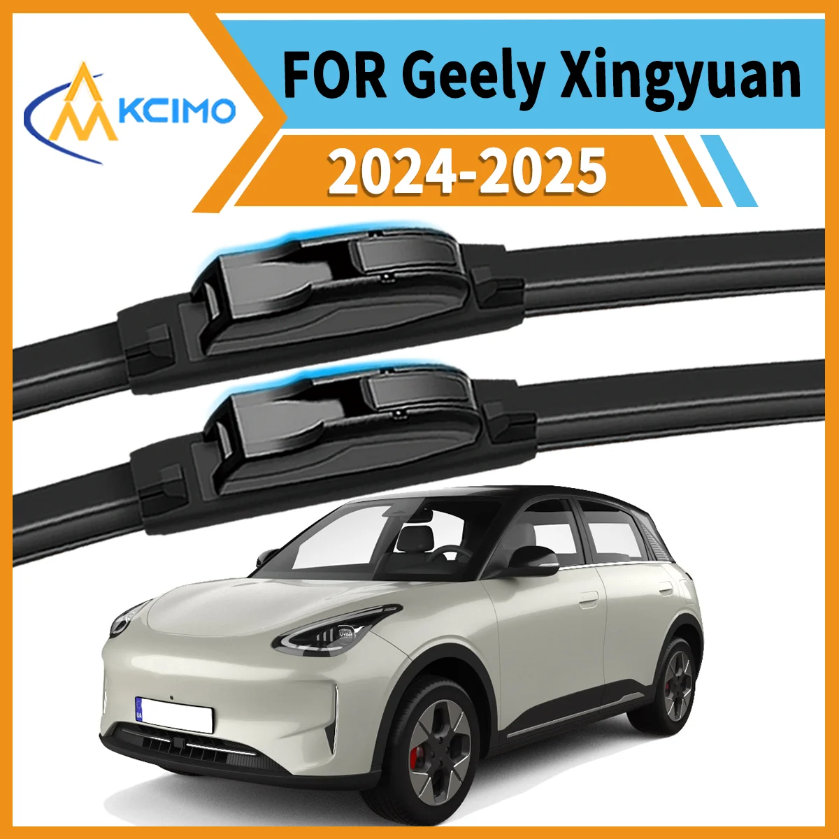

2PCS High-Performance Wipers Designed for Geely Xingyuan 2024-2025 All-Weather Clarity Durable Frame Safe Driving Essential