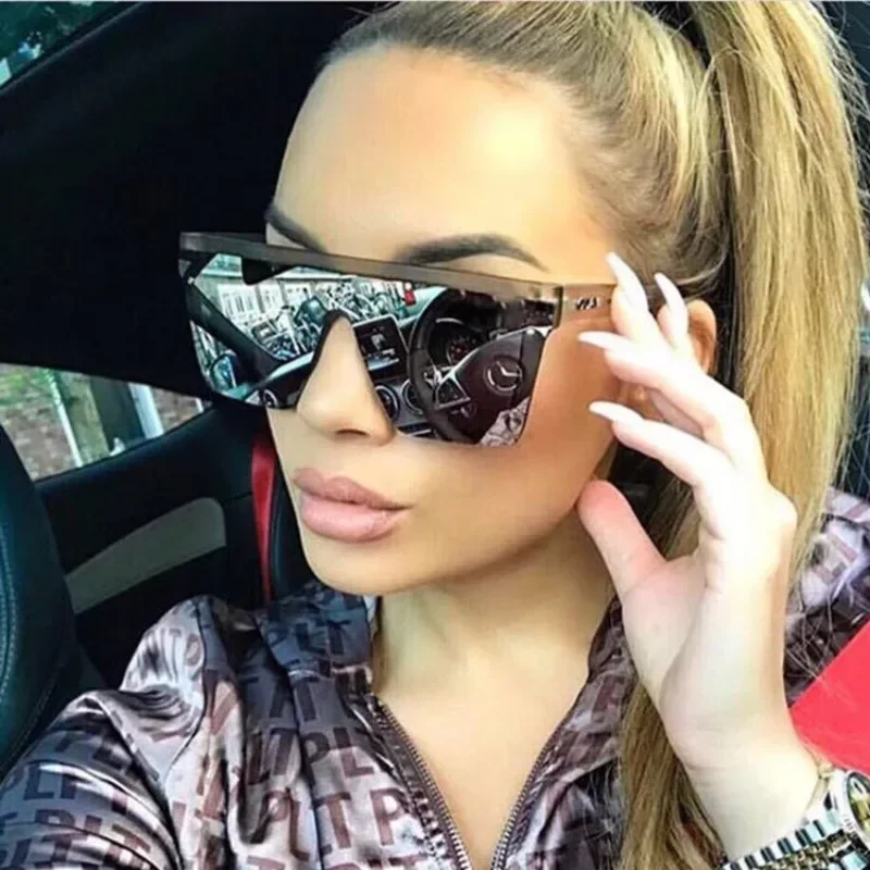 Vintage Square Sunglasses Women Retro Brand Mirror Sun Glasses Female Fashion Candy Colors Eyewear UV400 Oculos De Sol - view 4