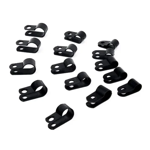10pcs R Shap Cable Clamps CC Type Wire Tie Clips Winder Mounting Organizer Reusable Cord Holder Cabinet Backplane Line Manage