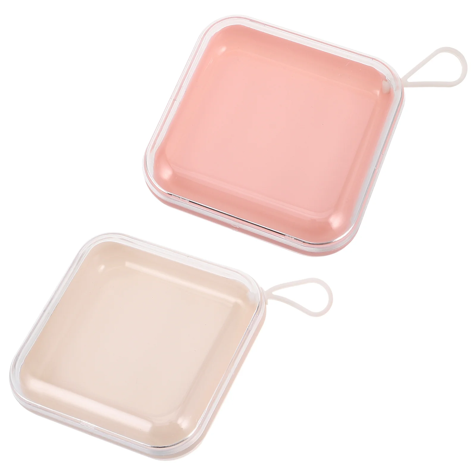 2 قطعة صندوق تخزين اضغط على منظم تصميم شفاف متعدد الأقسام للوصول السريع اضغط على حامل الأظافر المزيف السائبة #3