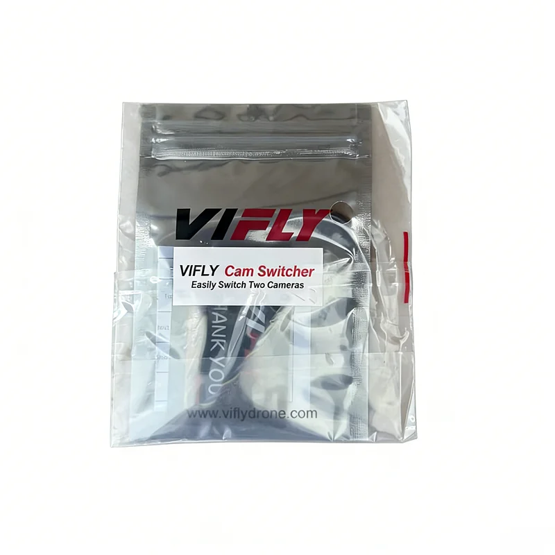 

VIFLY Cam Switcher FPV Camera Switcher - Быстрое переключение, поддержка PWM/SBUS/IBUS/DS MX, сверхлегкий (0,5 г), для радиоуправляемых дронов