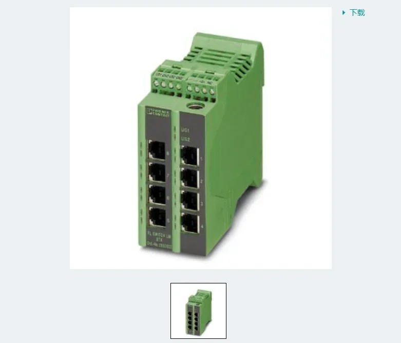 FL SWITCH LM 8TX-E-2891466 Management Switch