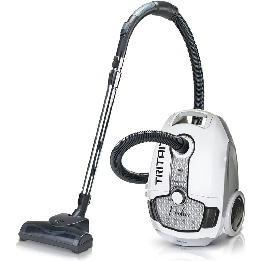 

Prolux Tritan Bagged Canister Vacuum Cleaner with HEPA Filtration and Complete Home Care Tool Kit