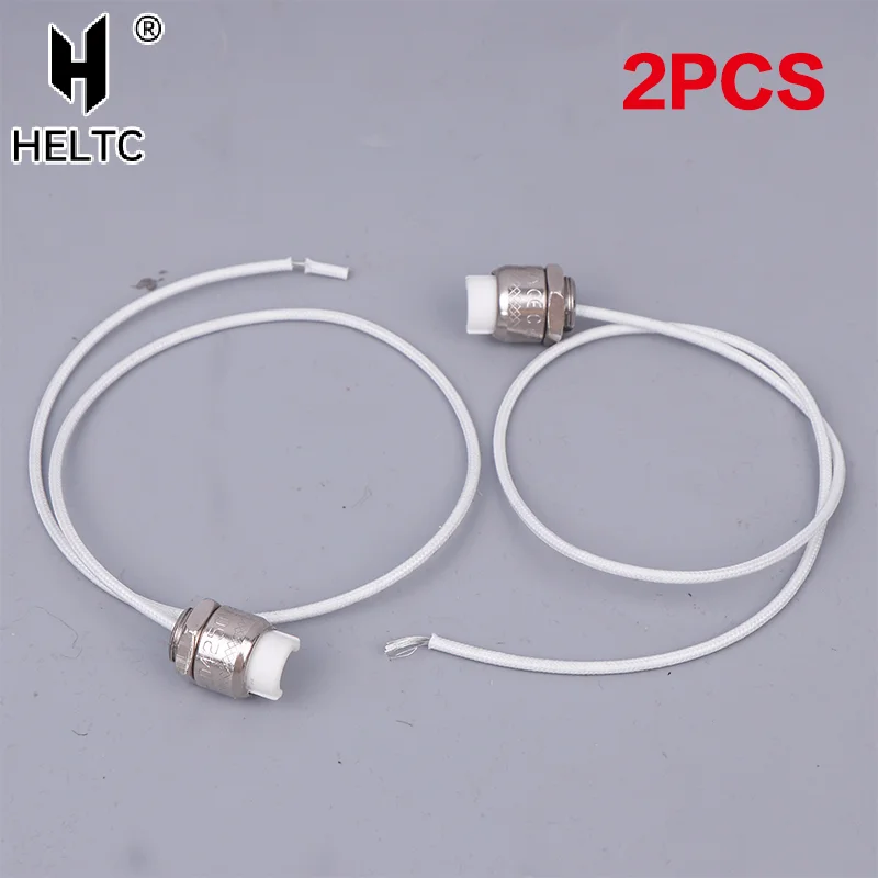 2pcs R7S Ceramic Lamp Holder Lamp Head Lamp Tube LED Lighting Lamp Tube Heating Tube Heating Tube Test Machine Lamp Holder