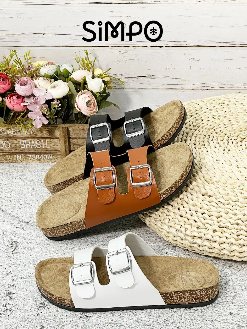 Nouveaux vêtements d'extérieur décontractés d'été chaussons pour femmes à la mode plat et anti-dérapant hommes bouton Durable plage Cool pantoufles