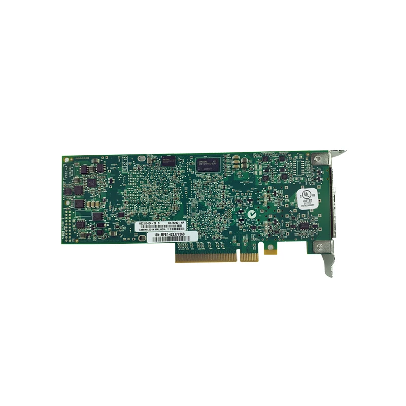 Imagem -02 - Original 593742001 593715-001 Nc523sfp Qle3242 10g Placa de Expansão da Placa de Rede da Fibra Ótica do Adaptador do Porto Duplo 10gbe Placa Pcie