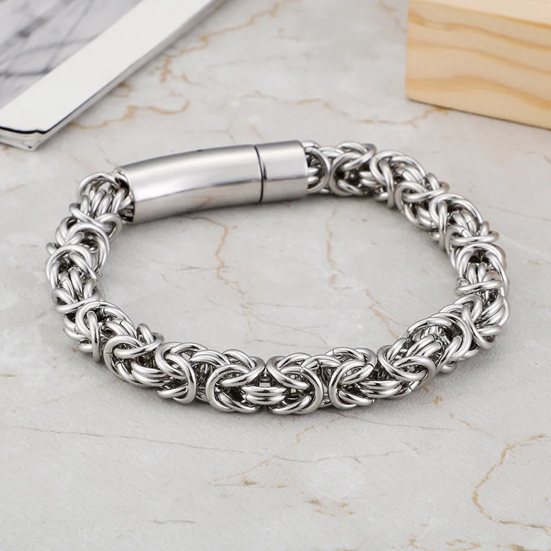 New 316L Stainless Steel High Quality Keel Chain Bracelet for Men Womne Heavy Thick Classic Vintage Jewelry