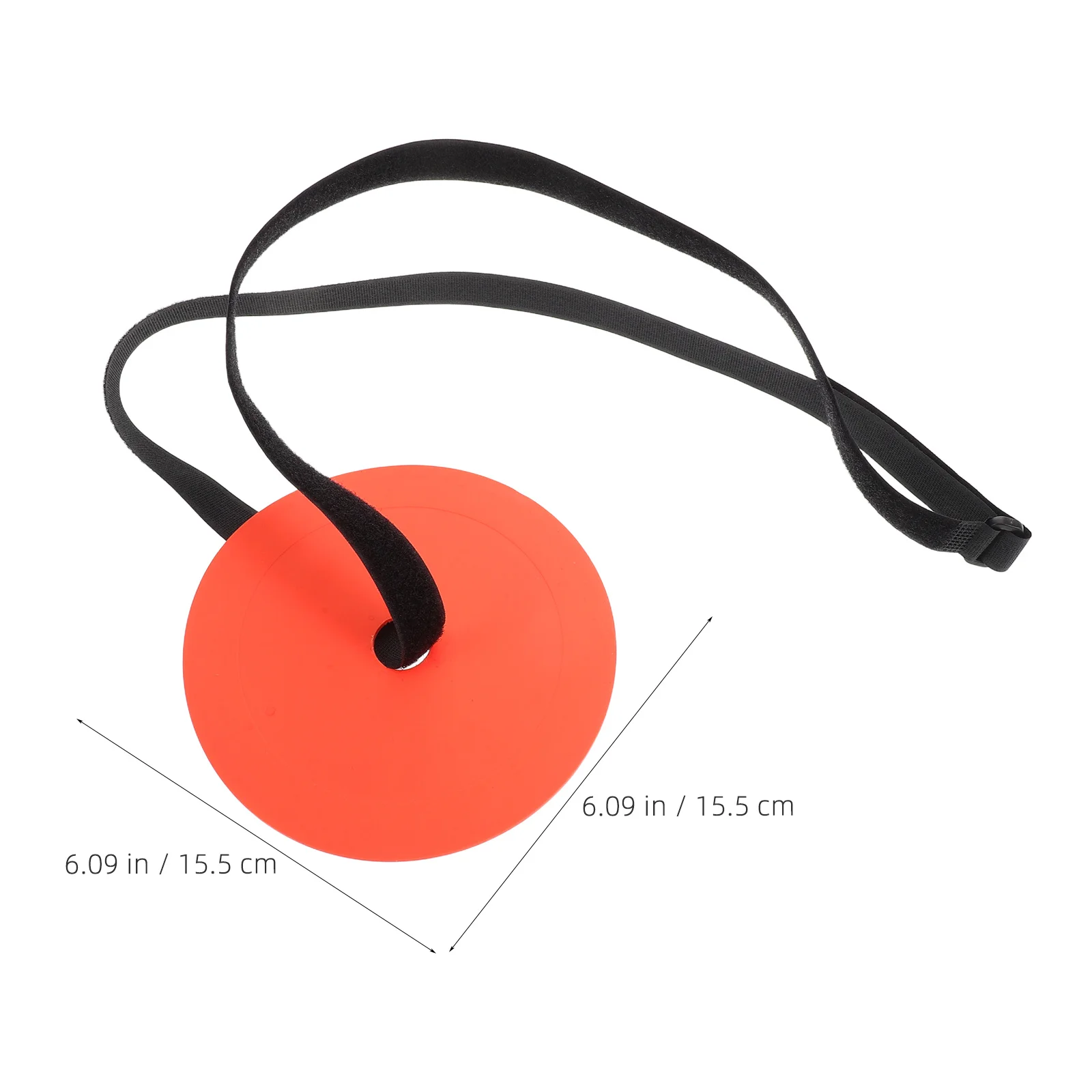 4-delige voetbaldoeldoelschijven set Tpe duurzame verstelbare markers voor voetbal hockey honkbal praktijk rood geel oranje blauw